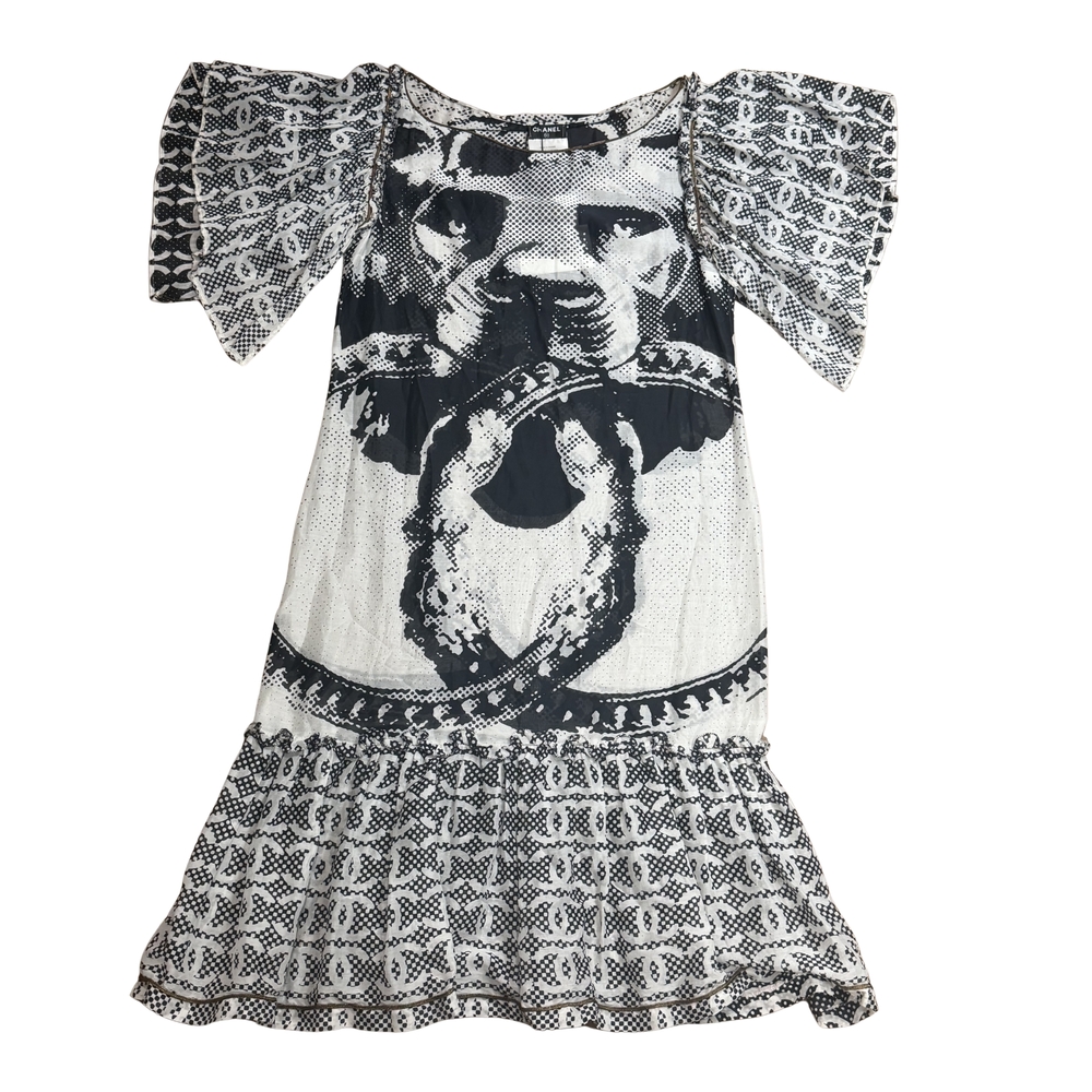 Chanel Coco Cruise 2010 Mark Lion Mini Dress